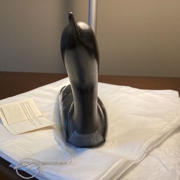 Large Loon Soapstone Inuit Art Sculpture Hand
Carved by Joanaasie Udluarsk 1996 - Picture 3 of 15